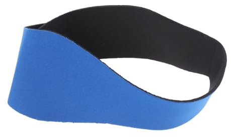 Toddmomy Schwimmstirnband Verstellbar für Junge Mädchen und Erwachsene Blau als Tauch und Yogastirnband mit Ohrenschutz aus Robustem Material