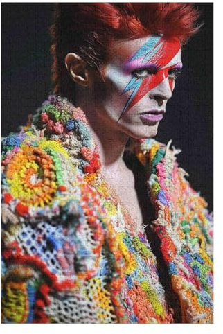 Puzzle 1000 Teile für Erwachsene, David Bowie, Rocksänger, Puzzles für Erwachsene, Lernspiel, Herausforderungsspielzeug-50x70cm