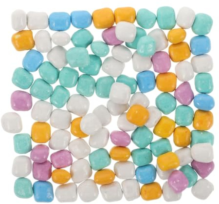 Kisangel Colorful River Rocks Indoor Sand for Non-toxic Polished Pebbles for Sensory Play Garden Decoration Fish Tank Flower Bed and Succulent Crafting