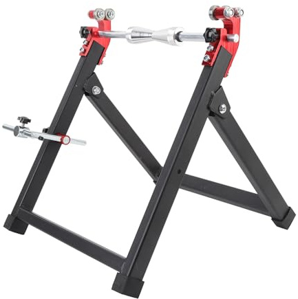 Bediffer Motorrad-Radauswuchtmaschine, Tragbar, Faltbar, Robust, Ständer für Reifenbalance-Prüflager, 23-Zoll-Felge, Sportfahrrad, Dirtbike