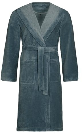 Vossen Damen & Herren Bademantel Lynn Cadet Blue, XL