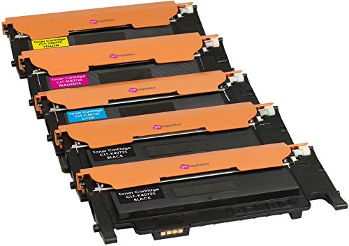 5er Set Premium Toner kompatibel für Samsung CLP-320 CLP-320N CLP-325 CLP-325N CLP-325W CLX-3180FN CLX-3185FN CLX-3185FW CLX-3185W CLT-4072S | Schwarz 1.500 Seiten & Color je 1.000 Seiten