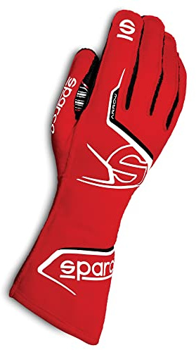 Sparco 00255712RSBI Kart 2020 Guanti Karting, Rosso/Bianco, 12