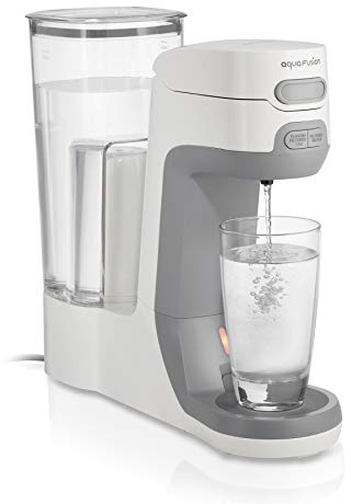 Hamilton Beach AquaFusion Electric Countertop Water Purifier & Filter 64 oz. Pitcher, Compatible with Flavor Capsules, White (87320), Plastic