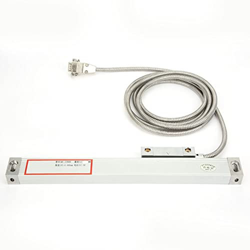 Fafeicy Scala lineare asse 2AE/3AE, scala lineare di lettura pressofusa DRO in lega di alluminio, risoluzione 5um, per display digitale JCS900-2AE/JCS900-3AE(0-250mm)