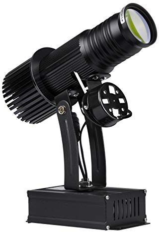 LED GOBO Logo Projecteur 25W Lumière de projecteur pour la publicitaire, la décoration, Le Centre Commercial, etc., intérieur,Noir,Remotecontrol