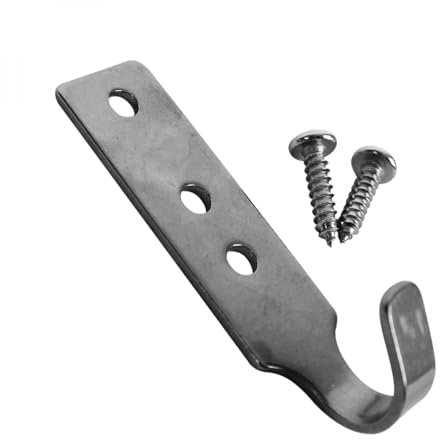 Linxor - Lot de 20 Crochets INOX + 40 vis pour Piscine Hors Sol en Bois
