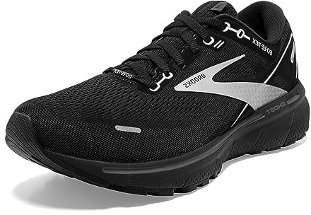 Brooks Herren Ghost 14 GTX Laufschuhe Neutralschuh Black/Black/Ebony - Schwarz 44,5