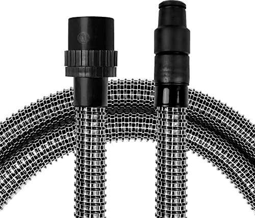 1a SCHLAUCH - Gewebeschlauch für Makita 446L, 446LX, 447M, VC4210M, VC3012M VC3012L kompatibel - Knickfest und sehr flexibel - TOP QUALITÄT (F (7m))