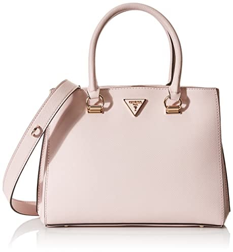 GUESS Sac à main rigide Alexie jeans - Femme, Light Rose, M, Light Rose, M