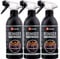 SNANO Backofenreiniger, Grillreiniger extra stark in Profi Qualität - Für Gasgrill, Backofen, Herd, Ceranfeld, Kaminscheiben (3x 500ml)