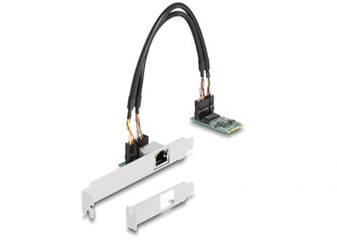 Delock Konverter M.2 Key B+M 1 x RJ45 2,5 Gigabit LAN