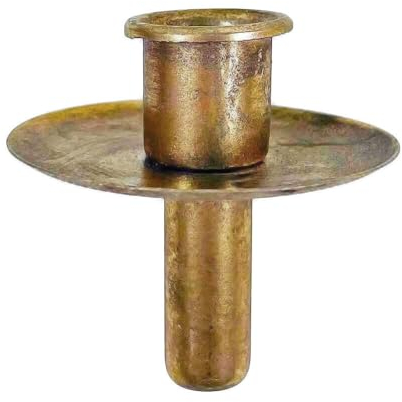 zeitzone Kerzenhalter für Flaschen Gold Kerzenhalteraufsatz Flaschenaufsatz Vintage-Stil