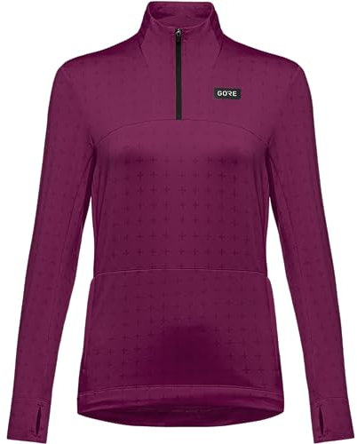 GOREWEAR Mid-Layer Thermo Casual 1/4-Zip da donna, Process Viola, 40