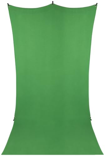 Fotohintergrund Grün 3,0 x 1,5 m, Rollei X-Drop Hintergrund Fotografie Faltbare Waschbares Polyester für Chroma Key Fotostudio Portrait Produktfotografie, Fotohintergrund-Hintergrund-Fotografie-Grün