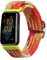 kwmobile Pulsera Compatible con Huawei Band 7 - Correa de Nylon para Fitness Tracker - Naranja