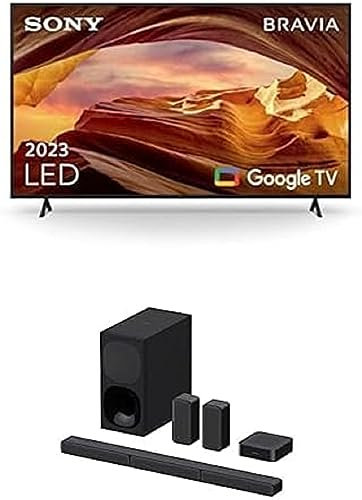 Sony BRAVIA | KD-50X75WL | LED | 4K HDR | Google TV HT-S40R - 5.1.-Kanal-Soundbar, Schwarz