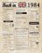 Woaipati Back in 1984 Poster UK Happy 40th Birthday Party Decoration Elegant Gift 40 Years Anniversary Idea Home Decor for Women Men Unframed