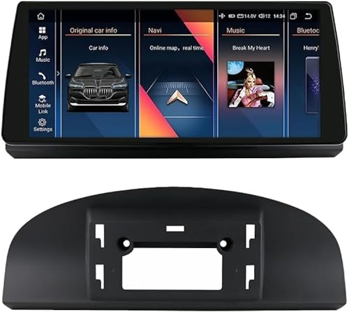 KooDux 10,33-Zoll 8GB&128GB Auto Radio für BMW 3Series E90-E93 CCC-System 2005-2008, Bluetooth, Wireless CarPlay&Android Auto, Rückfahrkamera/Radar, 2USB