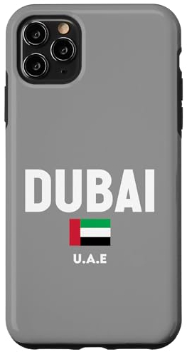 Hülle für iPhone 11 Pro Max Coole Dubai-Flagge VAE-Flagge Emirate Emblem Verliebt Dubai