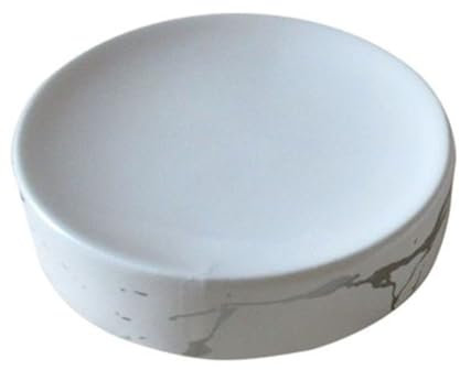 OISE ART STORE Trade Shop 59890 Soucoupe porte-savon pour salle de bain, accessoires d'ameublement, effet marbre
