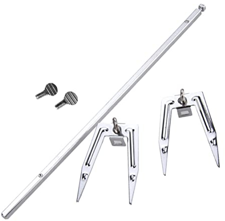 Stainless Steel Rotisserie Meat Forks Air Fryer Fork Grill Spit Rod Roast Chicken Fish Forks 34cm