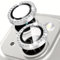 Oelrstfe Caméra Arrière Protection pour iPhone 15/15 Plus Verre Trempé,Pailleté Protecteur Objectif Lentille,9H Dureté HD Définition Anti-Rayures Ultra Résistant D'objectif Camera Protector,Argent
