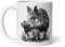 Tazza Natura Cervo Cinghiale Volpe Laie Marcassin Foresta Girata Caccia Cacciatore Animali Campagna Tè Caffè Originale Tazza Regalo Collega Uomo Donna Naturalista Papi Nonna (Cinghiale)