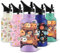 HoneyHolly Botella Agua Niños, 350ML Sin BPA, Botella Agua Doble pared, Botella Termica Deportiva con Pajita, Botella agua Acero Inoxidable, Reutilizable Cantimplora para Niños, Escuela, Deporte, Yoga