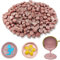 Wachs Siegel Perlen, Ioggtser 560 PCS Achteck Siegelwachsperlen für Wachssiegelstempel, Siegelperlen zur Herstellung von Wachssiegeln für Hochzeits- und Partyeinladungen (Rose Gold)