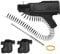 Automatic Chain Nail Gun Adapter, Automatic Feed Assorted Screw Gun Attachment, Screw Drill Chain Adapter for Plasterboard/Partition Wall/Wooden Plate/Ceiling (Black)