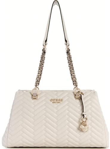 GUESS Damen Anning Schultertasche Umhängetasche, Stein