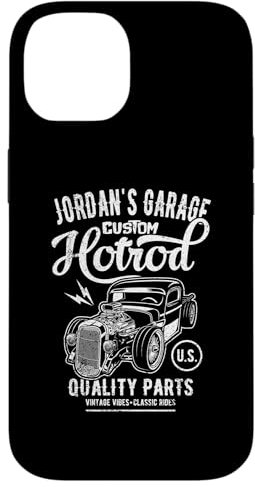 iPhone 14 Jordan's Hotrod Garage Classic Car Jordan Design Case