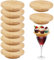 JOYIAL 10 Stück Weinglas Topper Holz, Wine Glass Charcuterie Topper, Weinglas Topper, Weinglasabdeckungen für Desserts Getränke Party zubehör, Familienessen und Partyzubehör