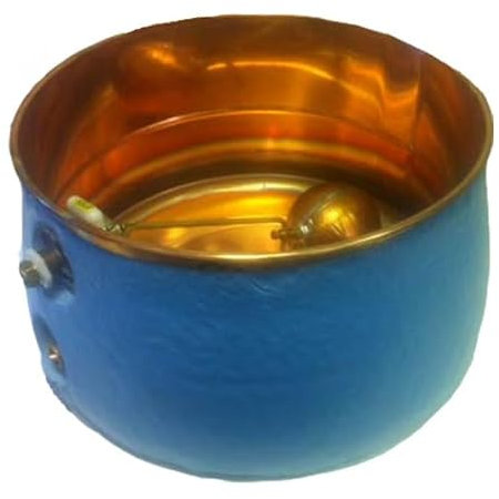 Copper Header Tank Feed & Expansion Central Heating 35 Litre Includes Copper Ball Cock, Valve and Dust Cover
