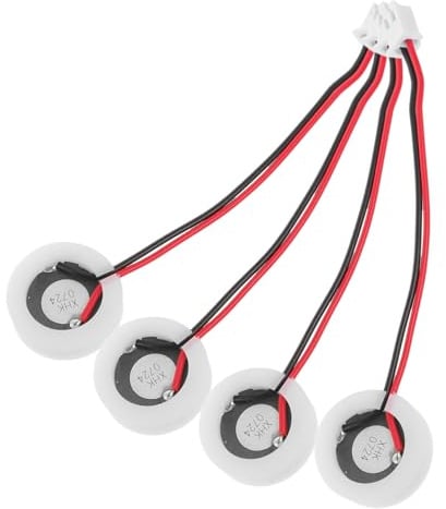 Luftschwingplatte 2,4MHz 16mm Keramik für Luftbefeuchter 4 Stück | Piezokeramisch, Gleichmäßige Zerstäubung, Ersatz für Nebelscheiben, Passend für Heimgeräte und Reparatur