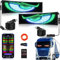 2er LED Augen für LKW, 59x12cm Flexibel led Anzeigetafel mit Bluetooth-App, Vollfarbig Programmierbar Laufschrift Display, Teufelsaugen LED-Anzeige für Auto Frontscheibe, Werbung, Party