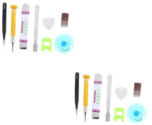 Veemoon 26pcs Complete Mobile Phone Repair Tools Kit Screwdriver Full for Screen Battery Replacement Easy to Carry Store Random Color