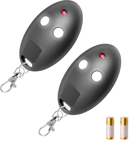 Fernbedienung für Tore, 433 MHz, Rolling Code, kompatibel mit MITTO2/4, MITTO2A/4A, KLEIO B, TRC1/2/3 – 2-teiliges Set für automatisches Tor und Garage