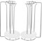 TOYANDONA 2 Ensembles Cintre Kebab Support à Brochettes De Kebab Suspendu Cichette Suspension Étagère Portion Cuisiner Rack De Barbecue Titulaires Brochettes Suspendues Acier Inoxydable