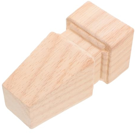 FONDOTIN Massivholz Möbelbeine Europäischer Stil Robuste Holzfüße für Tisch und Sofa Stabiler Ersatz für Wohnzimmertische und Schränke Elegantes Design für Heimdekoration