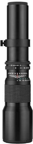 Kompatibel mit Nikon 500 mm 1000 mm f/8 Teleobjektiv MF mit 2X-Konverter for D40 D60 D90 D100 D200 D300 D500