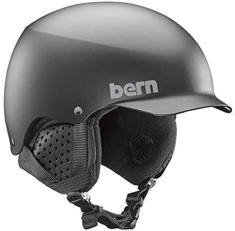 Bern Herren Baker Helm, Matte Black, S