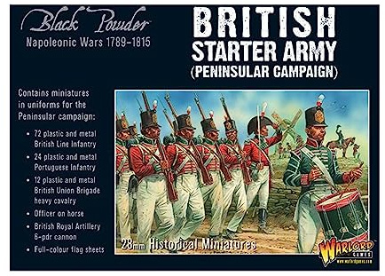 Warlord Games, Napoleonische Britische Starterarmee (Peninsular Kampagne), Wargaming Miniaturen