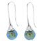 Boucles d'Oreilles Pendantes Murano - Bleu Royal