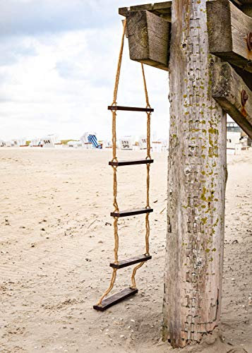 mare-me Strickleiter Holz Deko