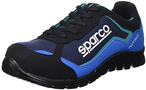 Sparco Unisex Nitro Industrial Shoe, Black, 47 EU