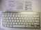 White/Silver Wireless Bluetooth Keyboard for SAMSUNG UE40D6100SK SMART TV
