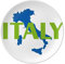 Map Italy Europe Barcelona - Plato decorativo de porcelana, diseño de salver