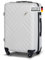 Xonic Design Reisekoffer - ABS Hartschalen Koffer mit 360° Leichtlauf-Rollen - hochwertiger Trolley mit Zahlenschloss in M-L-XL oder Set (Weiss, L)